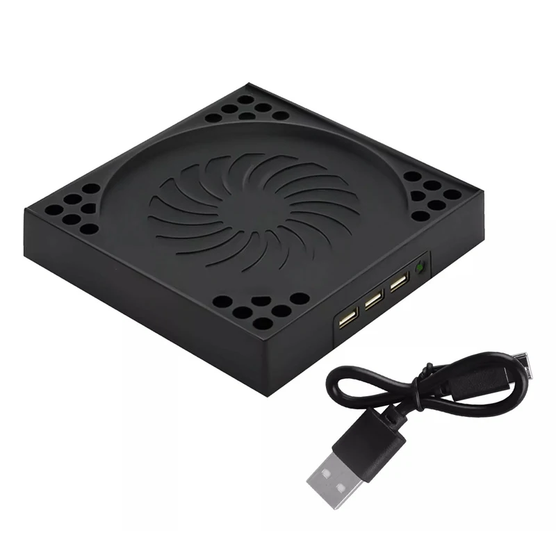 Cooling Fan For Xbox Series X With 3 USB Port Series X External Cooler Turbo Temperature Control Fan Console Standing Mount view 2
