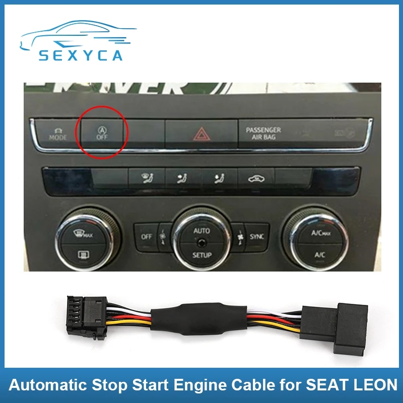 Sistema de arranque automático de coche dispositivo de parada y apagado Sensor de Control para SEAT ATE LEON 6pins/SEAT LEON ATE 10pins