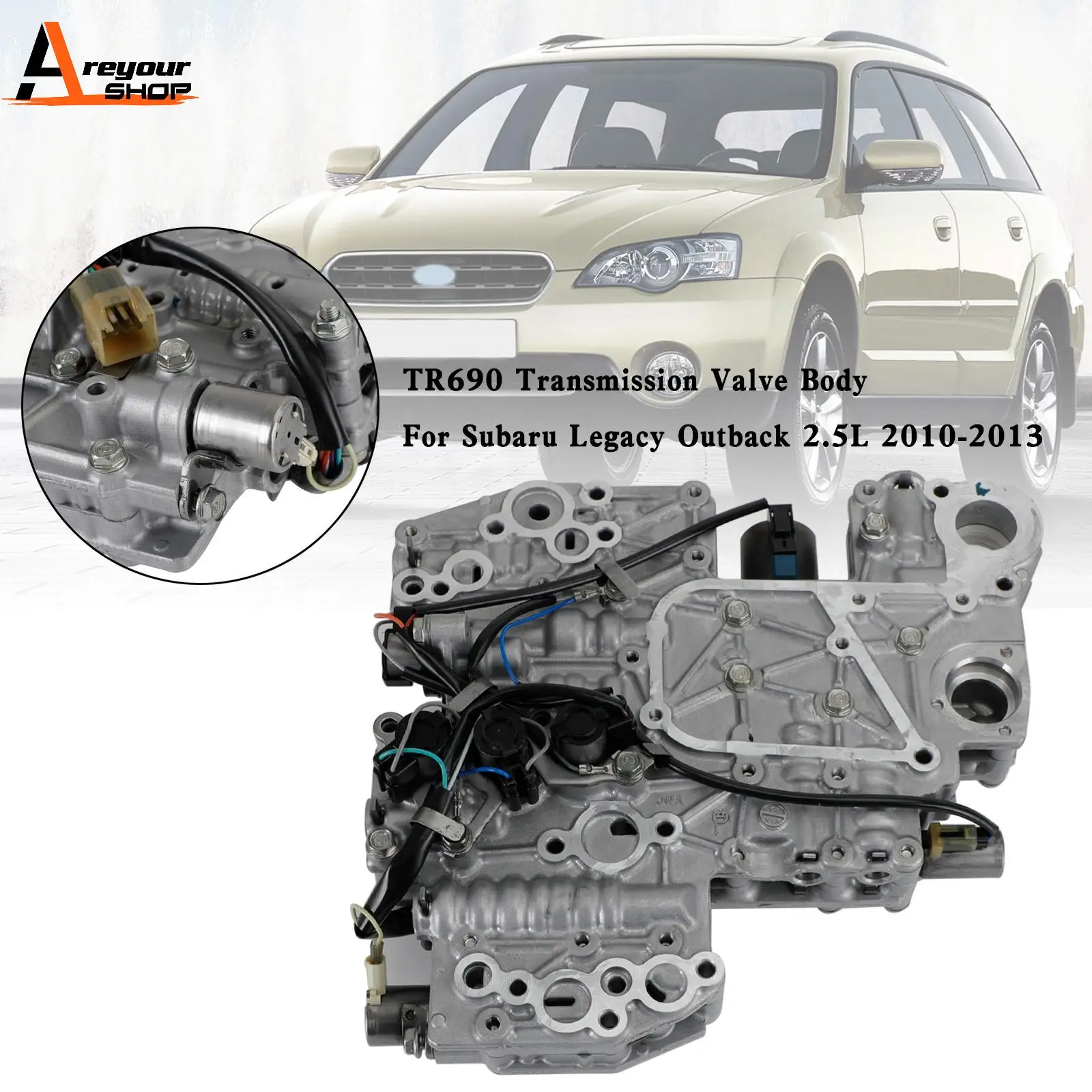 

Areyourshop TR690 4WD Transmission Valve Body for Subaru Legacy Outback 2.5L 2010-2013 31706AA034 31706AA030