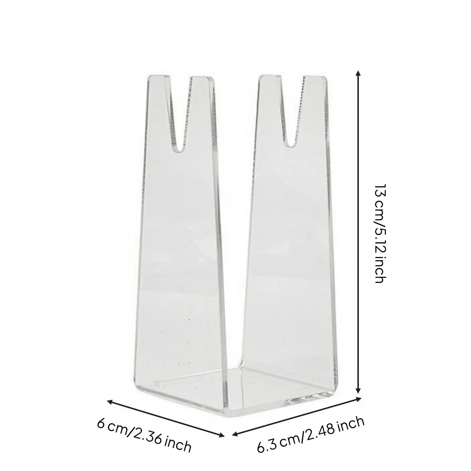 Acrylic Racket Display Stand Stable C Cradle Paddle Holder for Table Tennis Desk Shelf Tidy Use