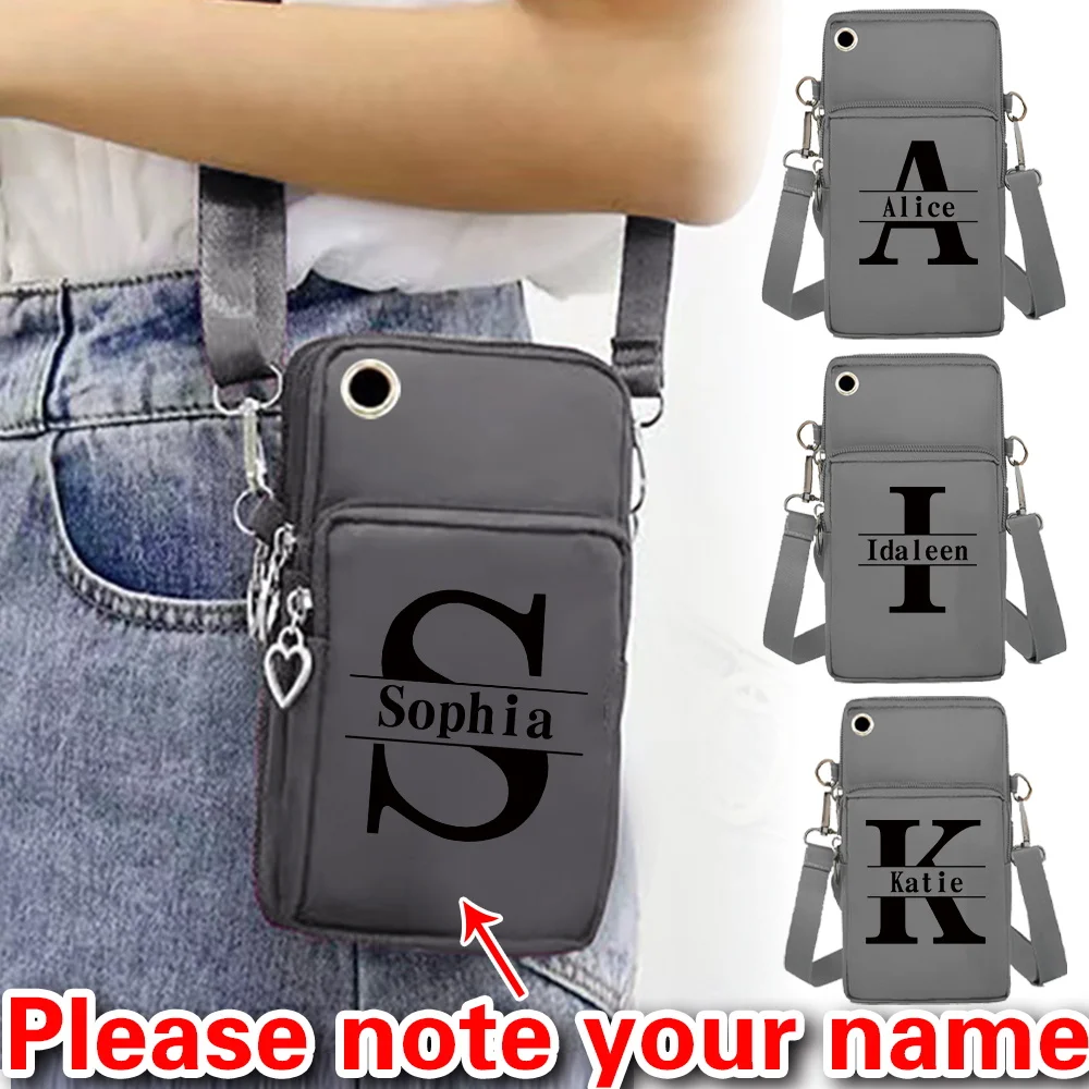 

Персонализированная многофункциональная вместительная сумка-мессенджер, женская наплечная сумка, клатч для телефона, сумка для мелочей.