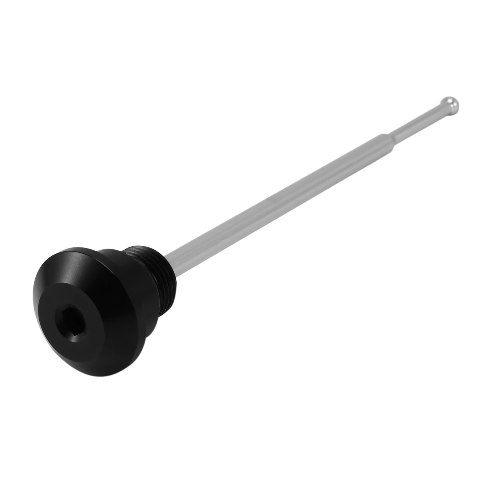 Motorcycle Oil Drain Dipstick Screw Plug for VESPA SPRINT PRIMAVERA LX LXV S 150 2013-2020(Black)