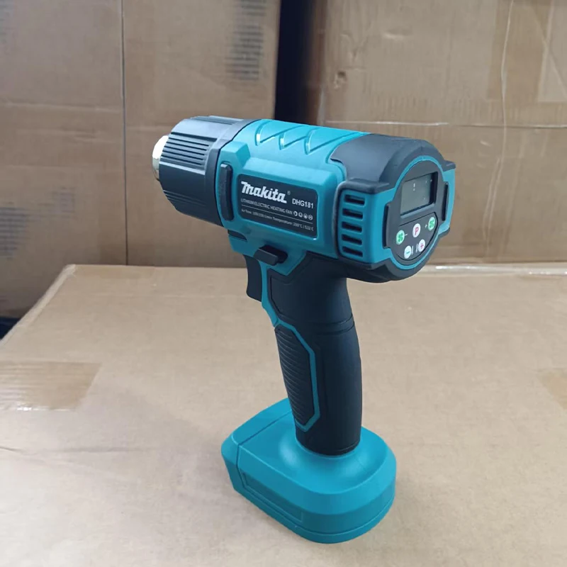 Makita DHG181Cordless Heat Gun Rechargeable 18V LXT Lithium High Power Welding Thermal Blower Shrink Wrapping Tools Hot Air Gun