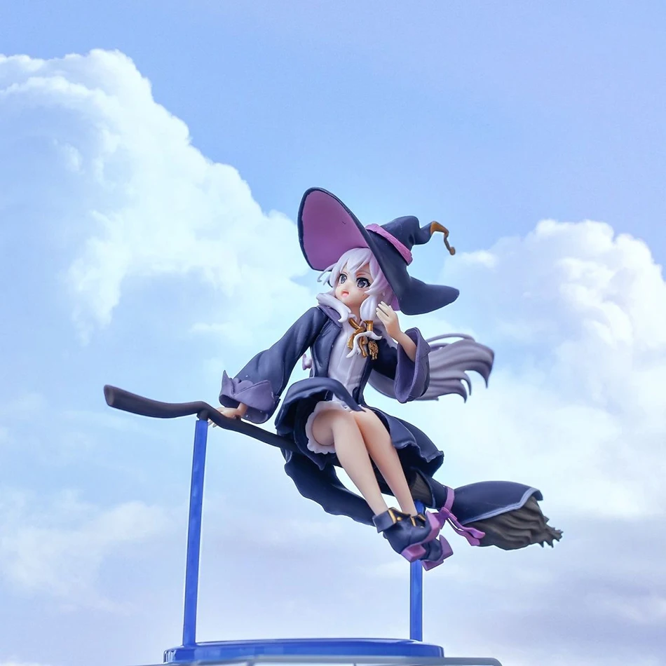 أنيمي تجول الساحرة: رحلة Elaina PVC عمل الشكل Kawaii فتاة جمع لطيف غرفة الديكور المنقولة نموذج دمية لعبة #5