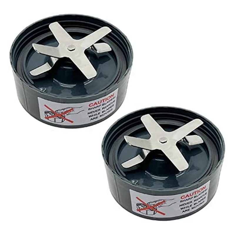 2Pack Mixer Extractor Cross Blade Ersatzteile für Nutribullet 600W Pro 900W Serie Mixer Zubehör