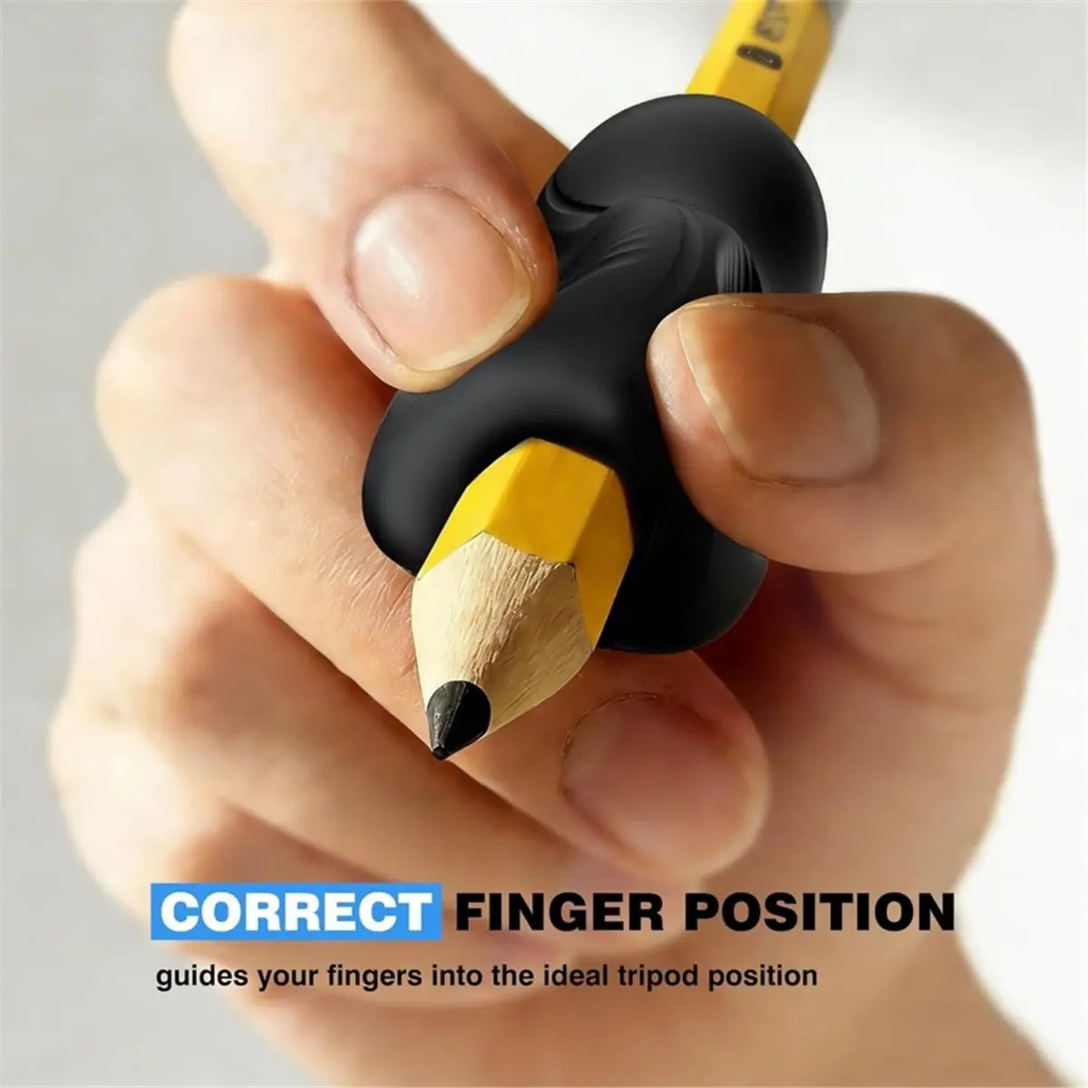 update. 6 Pack Ergonomic Pencil Grips,Triangular Design with Finger Grooves for Children &Arthritis,Soft Non-Slip Silicone
