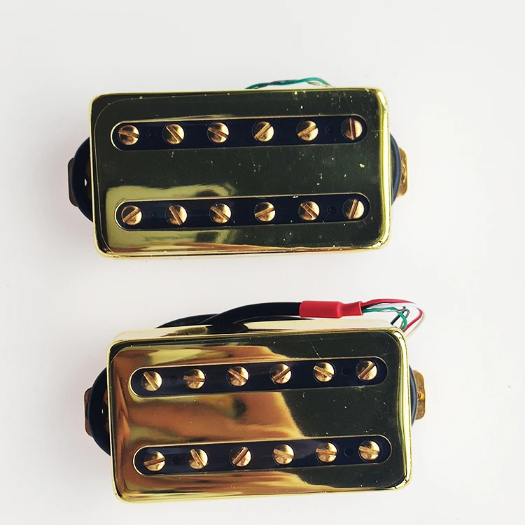 

Custom Alnico 5 Magnet Lp Humbucker Guitar Pickup with Open Gold Cover