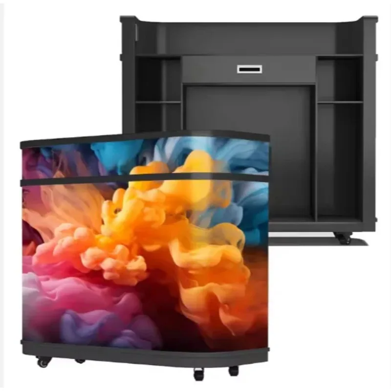 DJ Booth Front Desk LED Display Bar Table Screen for Electronic Music Festivals for Nightclub Bar and Party Stage