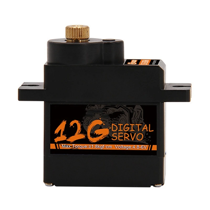 12G Mini Servo Metal Gear Mini Digital Servo High Torque Anti-Burn Servo For FPV Drone RC Car Robot