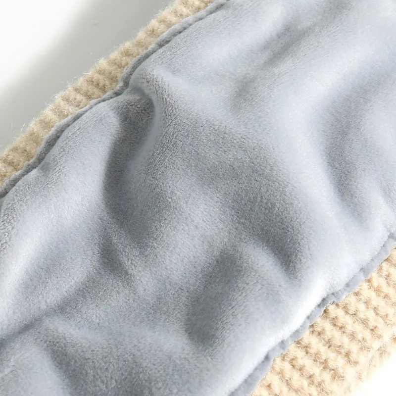 2 قطعة/المجموعة الشتاء متماسكة عقال دافئ السفر في الهواء الطلق الرياضة اليوغا عقال ارتداء اليومي اكسسوارات الشعر الزخرفية #5