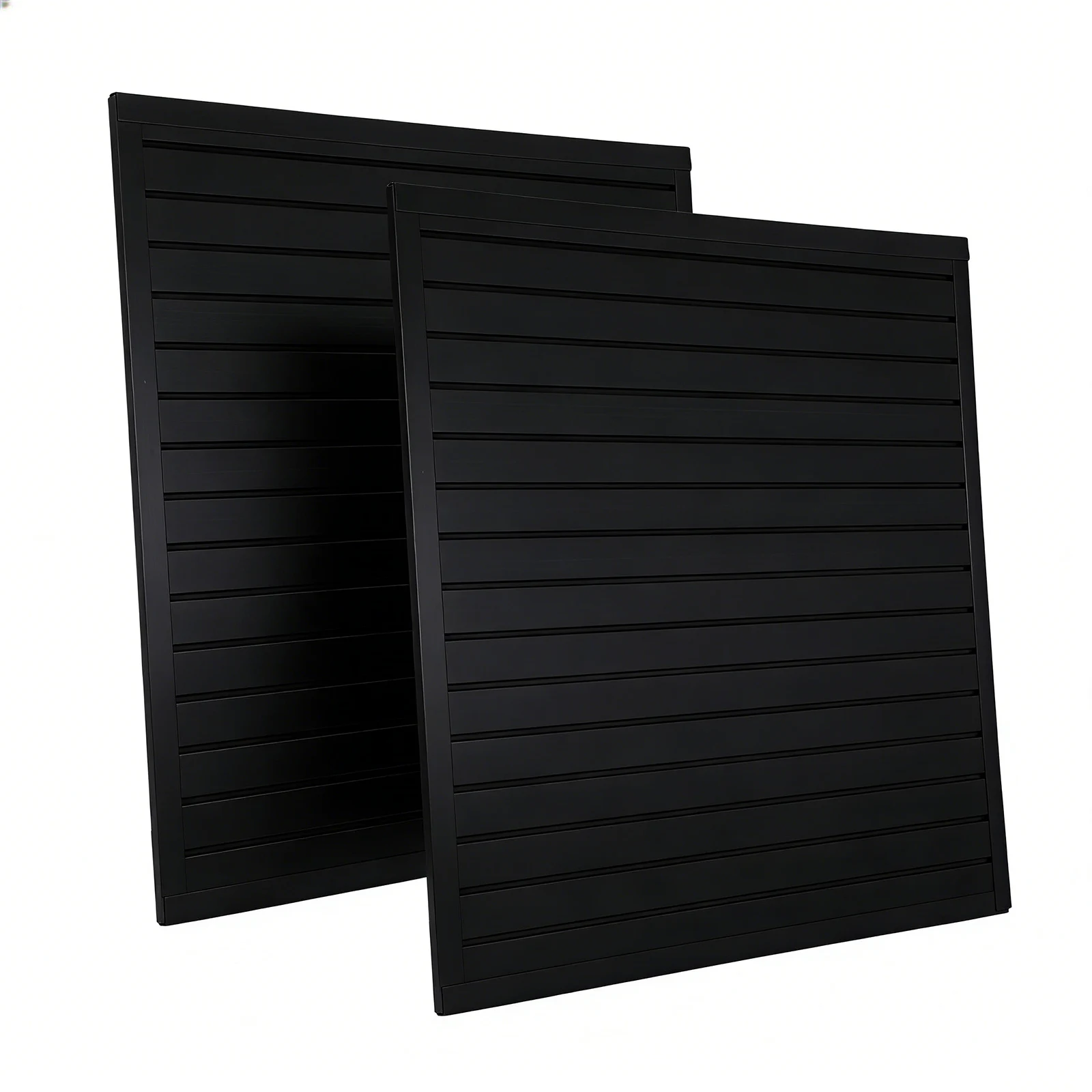 

Комплект из 2 панелей Slatwall 4 x 8 футов, ПВХ, для гаражного органайзера, высокая нагрузочная способность, для организации мастерских по деревообработке и рукоделию