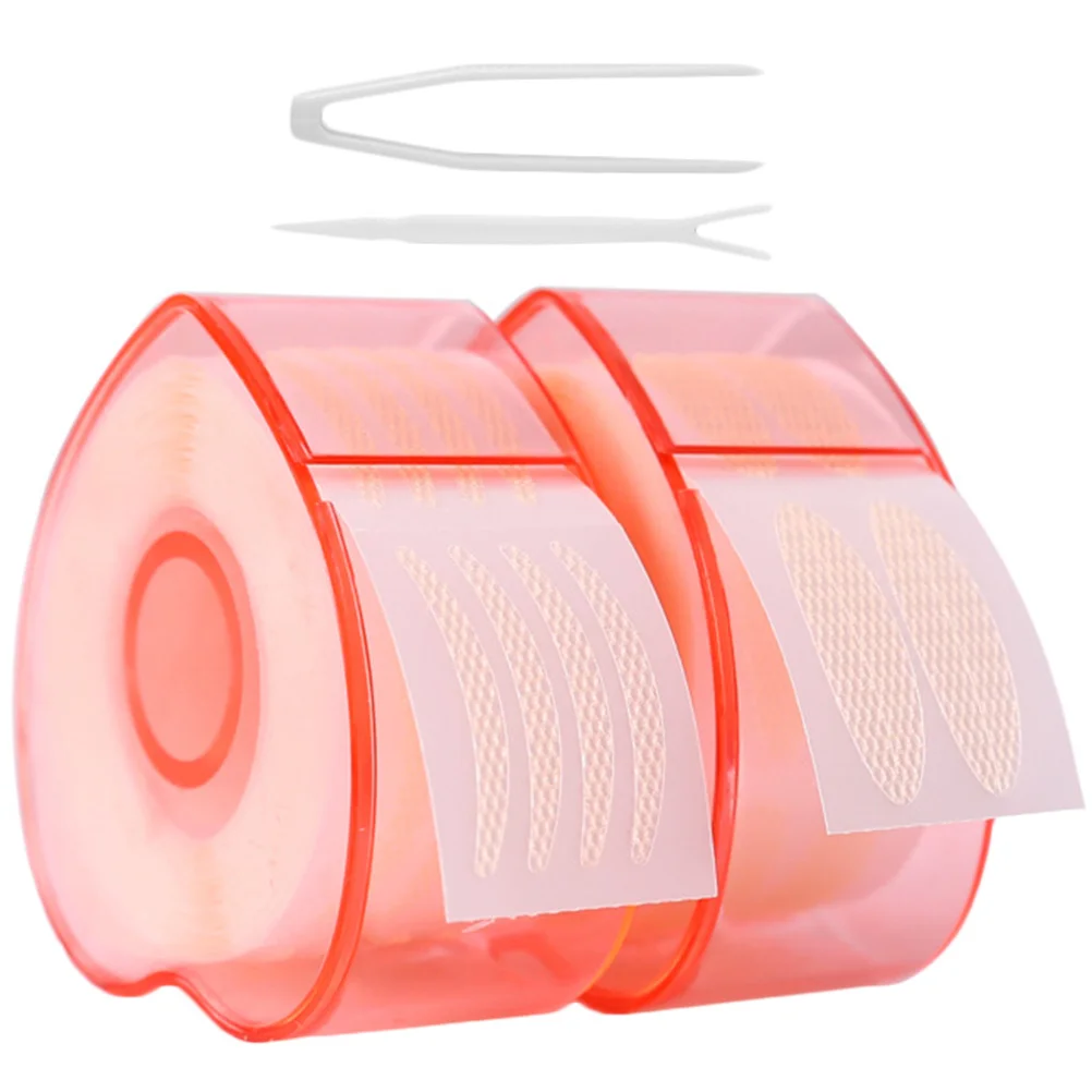 

2 Rolls Double Eyelid Tape Adhesive Strips for Eyes Lift Makeup Suitable Most Skin Types Easy Use eyelid strips tape