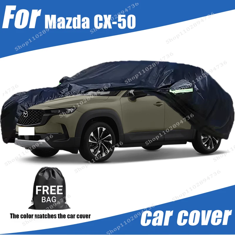 

For Mazda CX-50 All-Season Car Cover Waterproof Dustproof UV Proof Snowproof Scratch Resistant Full Protection Car Accessories