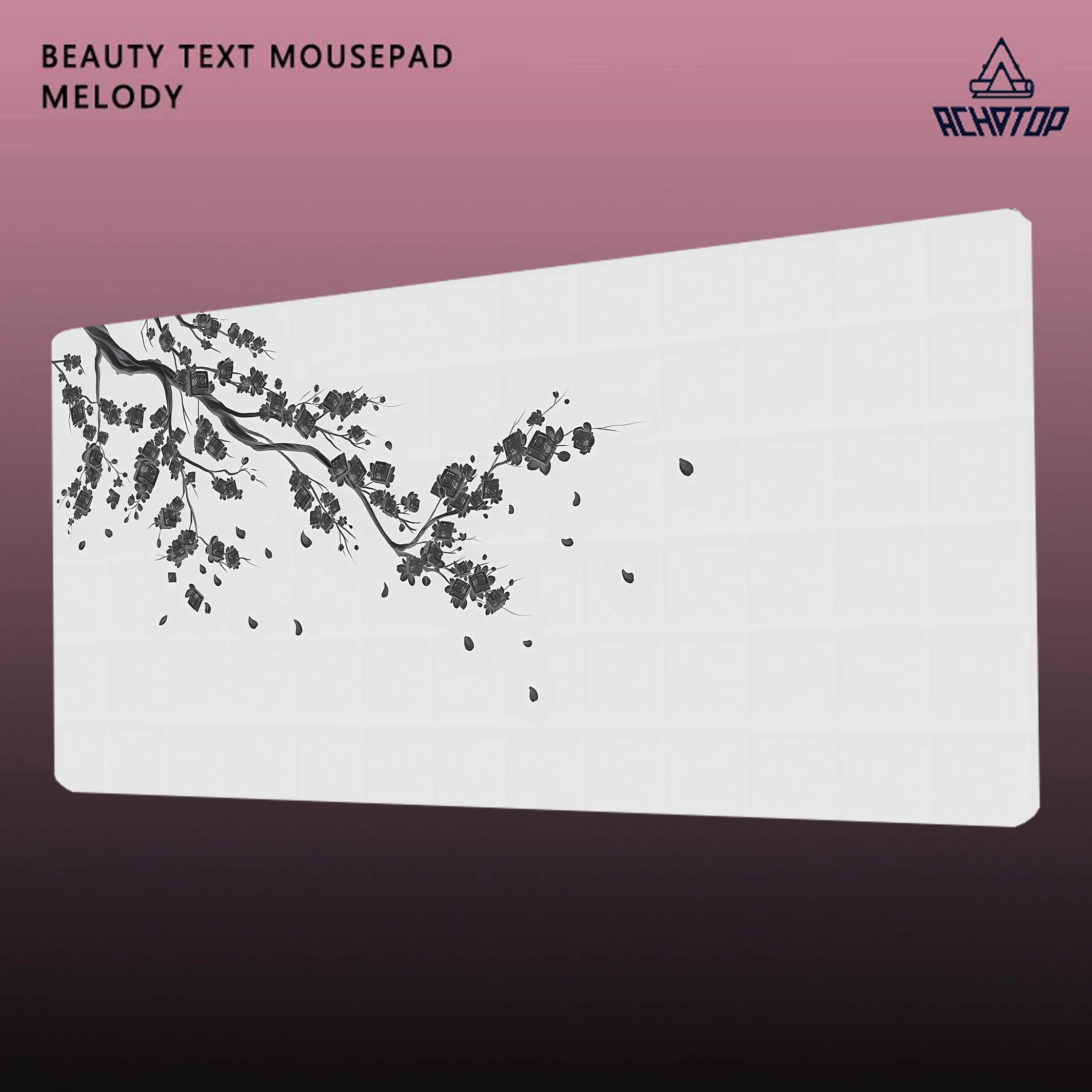 

Cherry Blossoms Large Mousepad Pc Accessories Keyboard Pads Office Gaming Speed Desk Mat Rubber Locked Edge Desk Mat Mouse Mat