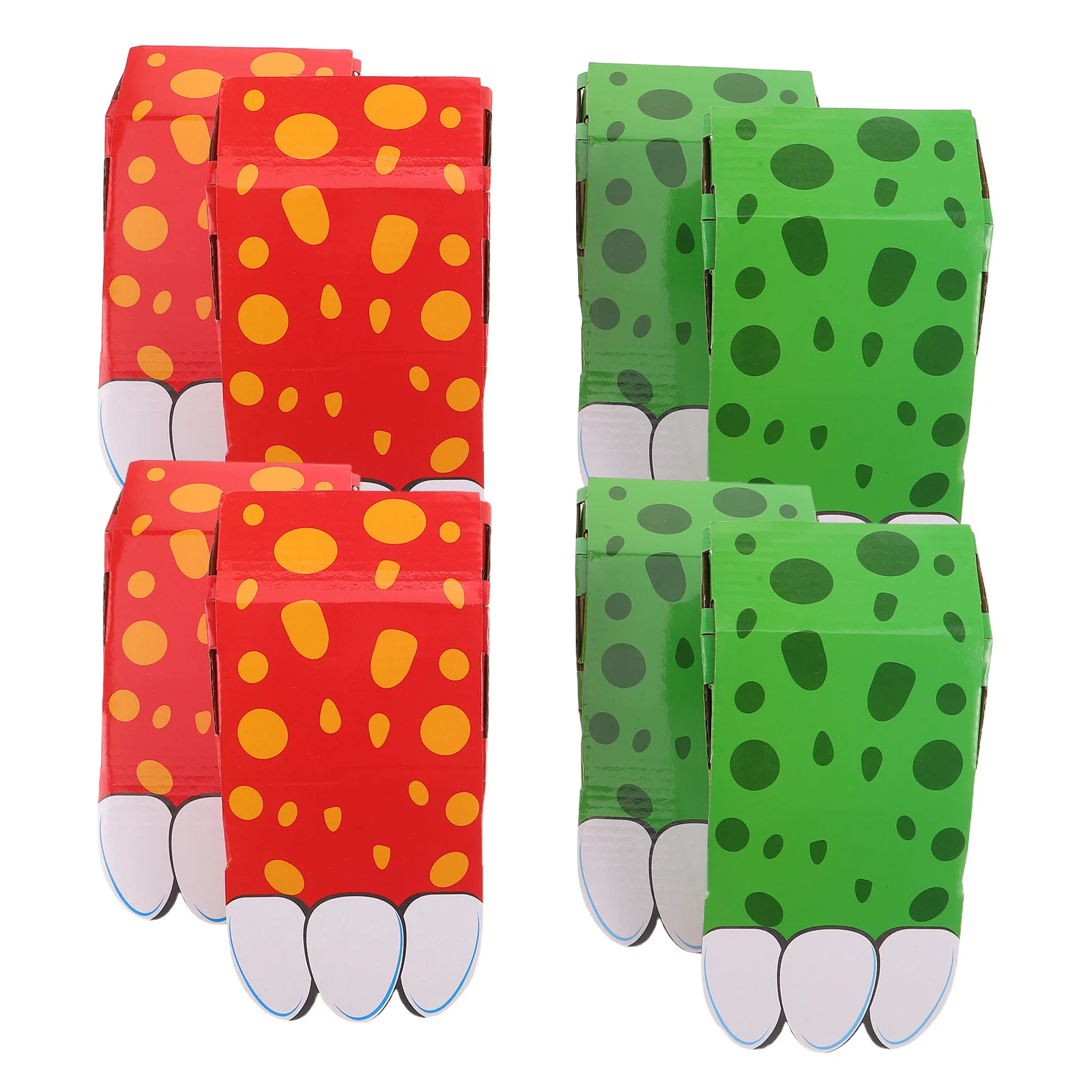 Детские картонные носимые перчатки с когтями для малышей, набор для рукоделия «сделай сам», ролевые игры, костюм на Хэллоуин, вечерние реквизит для косплея