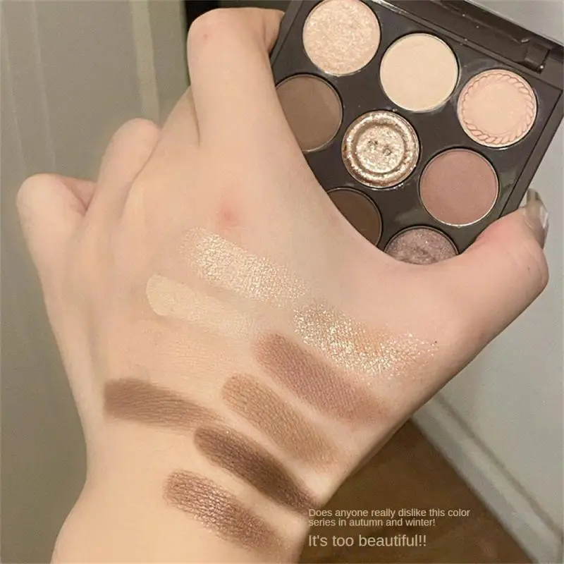 Versatile Eye Shadow Palette Smooth Desaturated Eyeshadow Palette Fashion Deep Oatmeal Earth Tones Eyeshadow Palette Eye Makeup