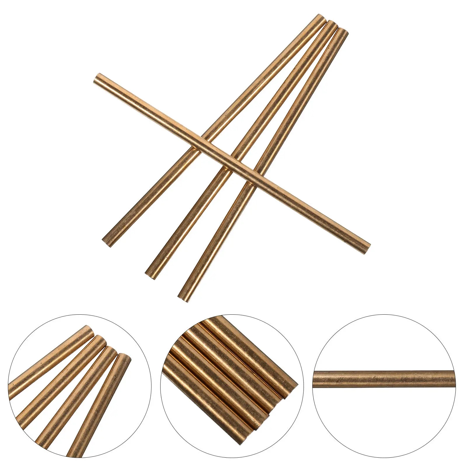 

4 шт. медные заклепки для рукояток ножей, 4 мм, цельные медные стержни, штифты для самостоятельного изготовления рукояток ножей, крепеж для ремонта лезвий, фурнитура для изготовления ножей