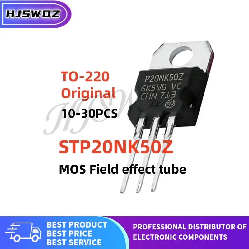 

Original 10-30PCS 100% brand new STP20NK50Z P20NK50Z TO-220 500V MOS field-effect transistor