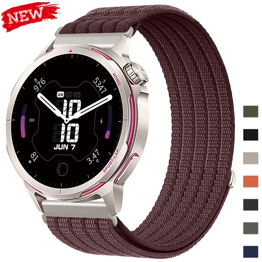 18mm 20mm 22mm Nylon-Schlaufenarmband für Samsung Galaxy Watch 7 6 5 40mm 44mm 6Classic Armband für Huawei Watch GT6/5 4Pro GT3 46mm