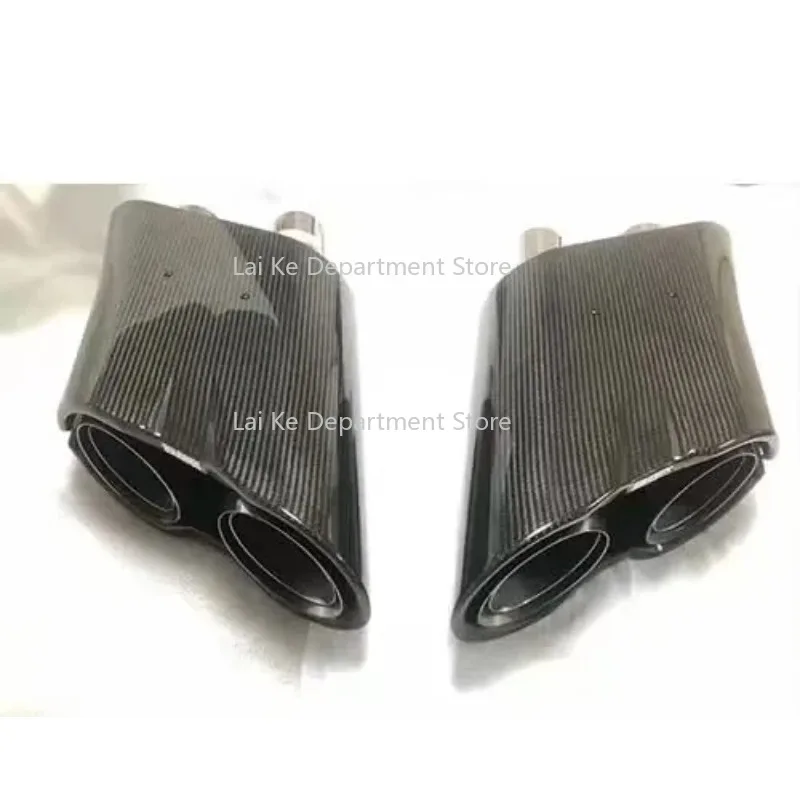 

Exhaust Tips With Stainless Steel 304 and Carbon Fibre Black Color