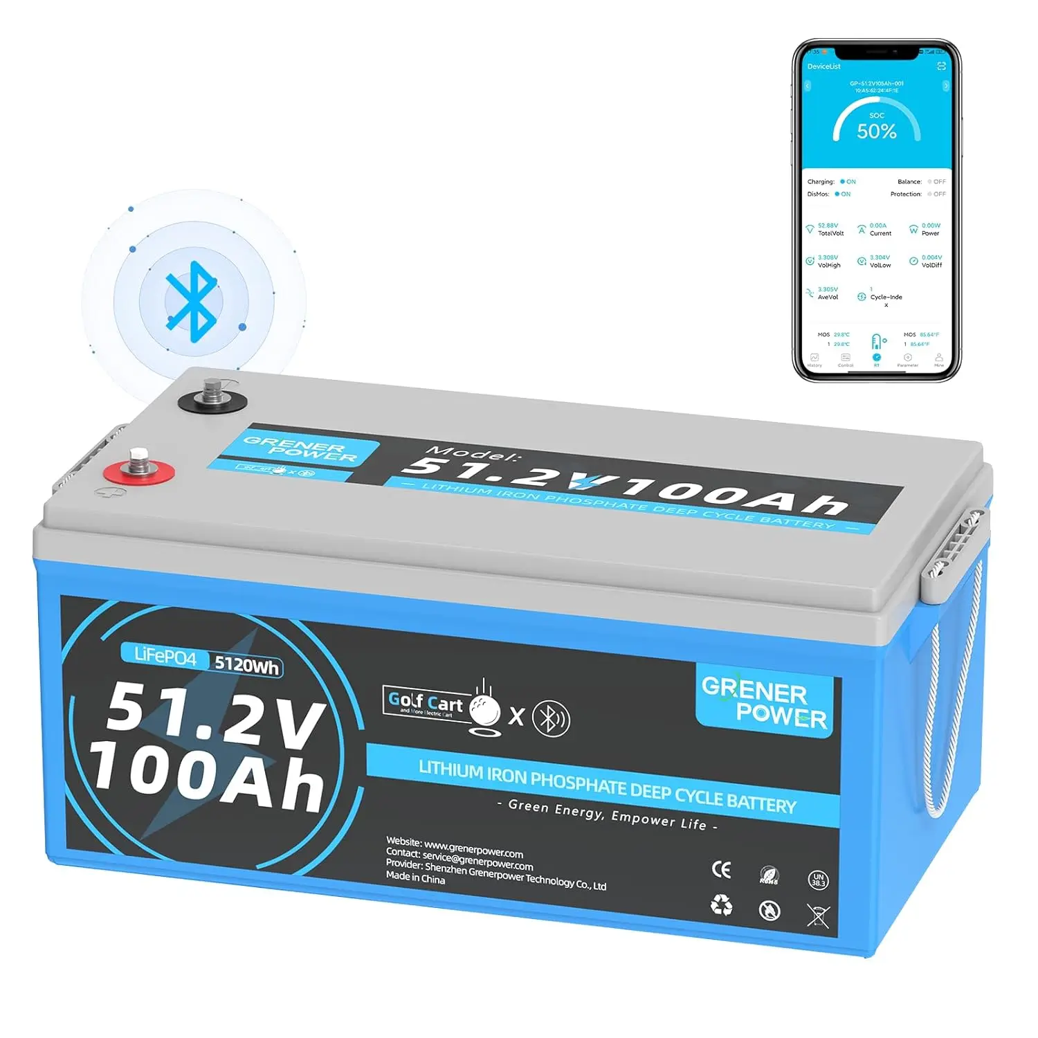 

Аккумулятор LiFePO4 48В 100Ач с интеллектуальной BMS 200А, Bluetooth и защитой от низких температур, 15000+ циклов глубокого разряда. Индивидуальный заказ