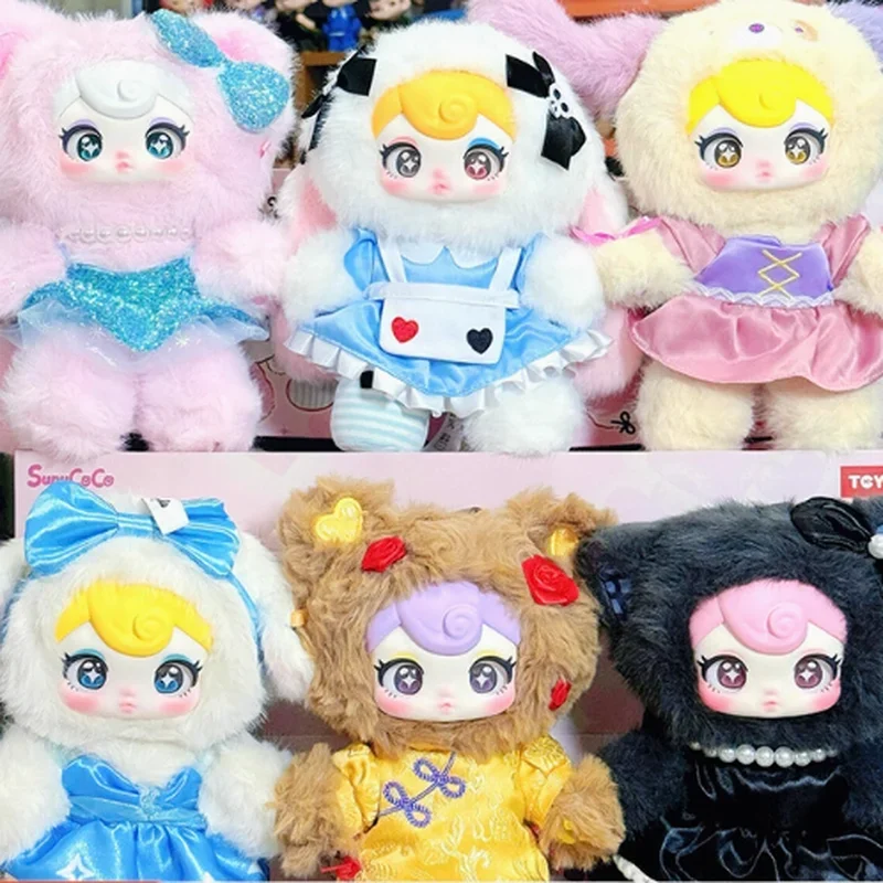 새로운 정품 Nommi Sunycoco 토끼 반항적 인 연인 시리즈 귀여운 블라인드 박스 비닐 인형 트렌디 트렌드 장난감 펜던트 컬렉션 장난감