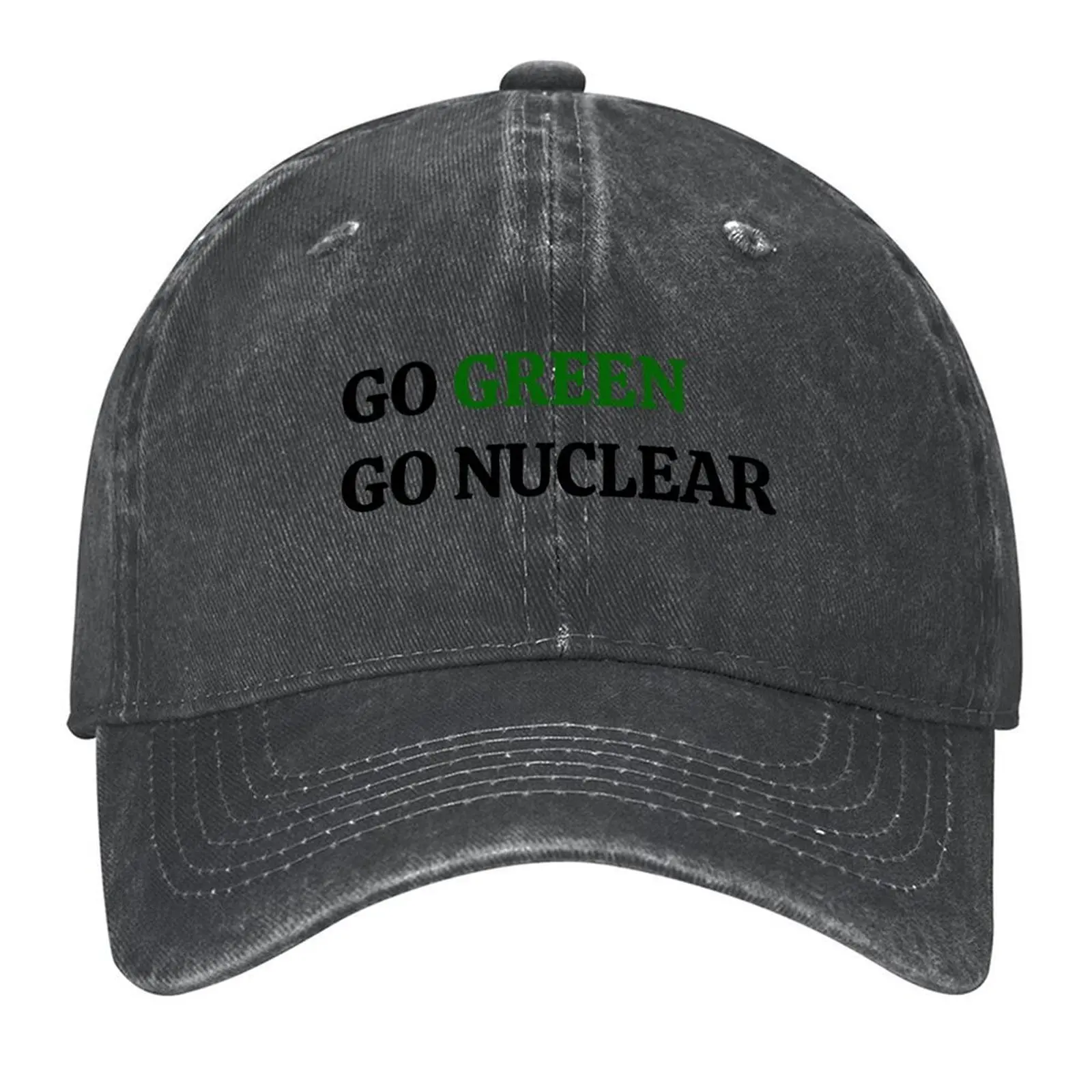 

Go green go nuclear Baseball Cap Winter hat Streetwear Hip Hop Luxury man cap Women's Men's