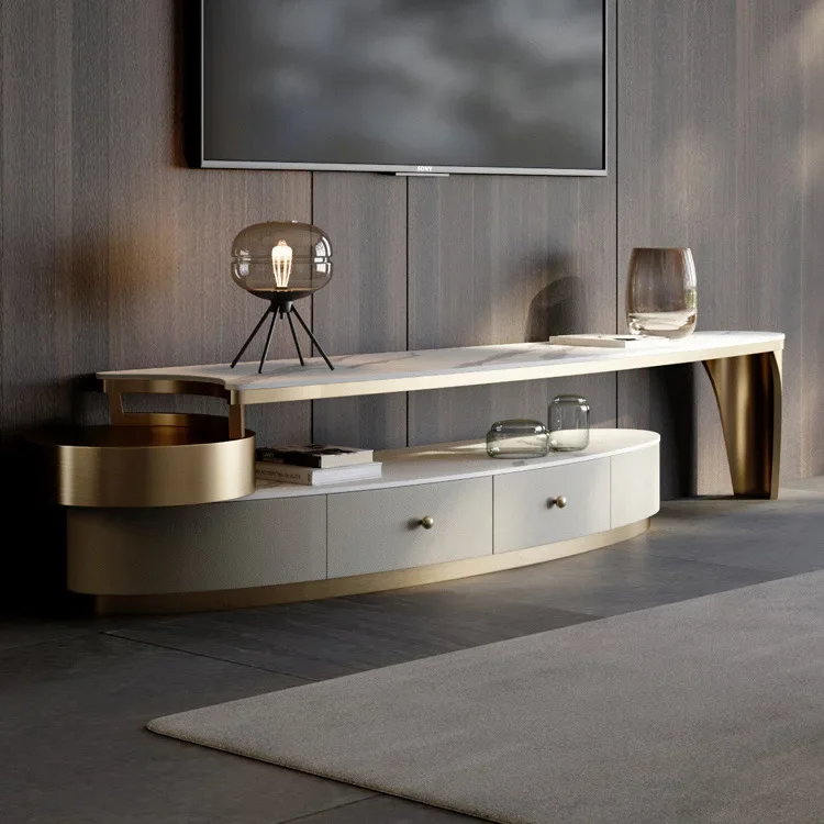 

Light luxury high-end TV cabinet