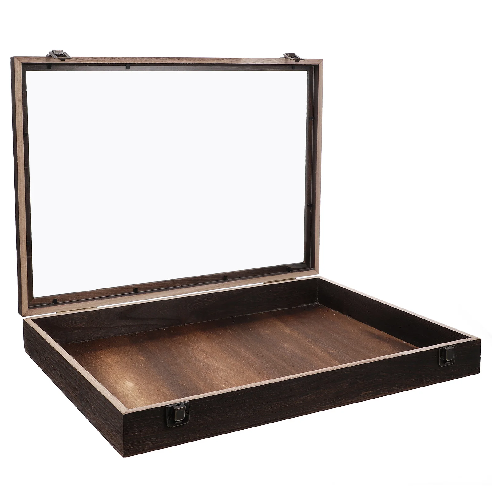 Wooden Display Box for Insects Butterflies Plants Specimens Dried Flowers Storage Container Showcase Case Boxes Large Capacity