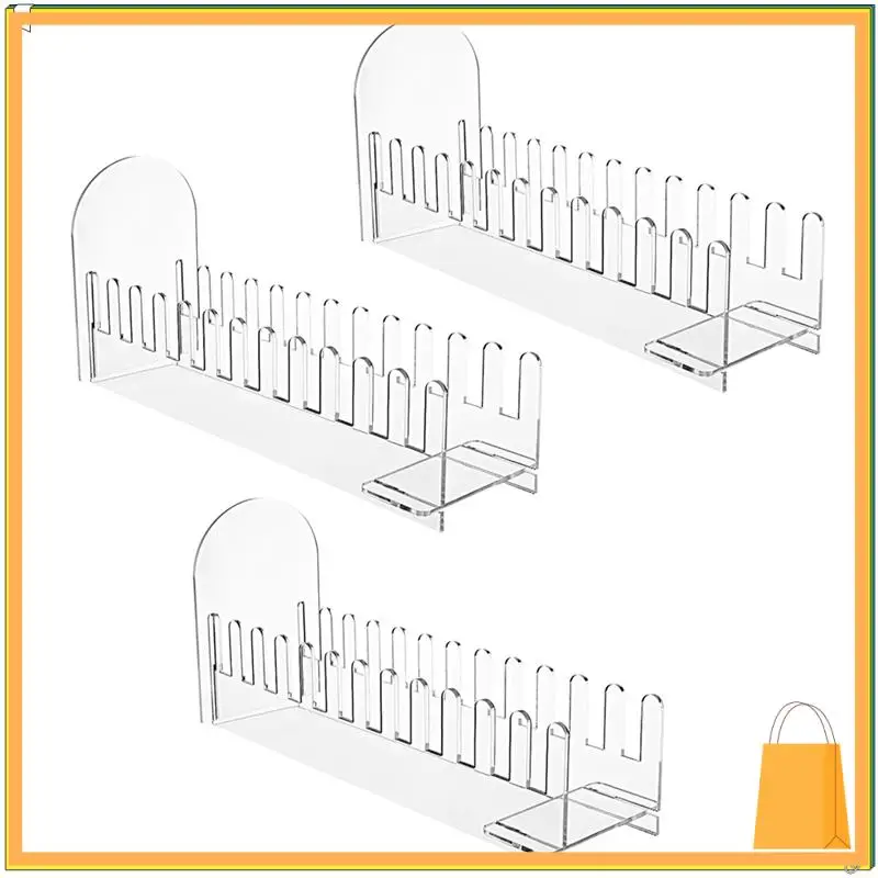 L53A-3 قطعة 12 الطبقة الاكريليك بطاقات المعايدة عرض موقف واضح بطاقة عرض موقف سهلة لتجميع حامل بطاقة ملصق البطاقة البريدية