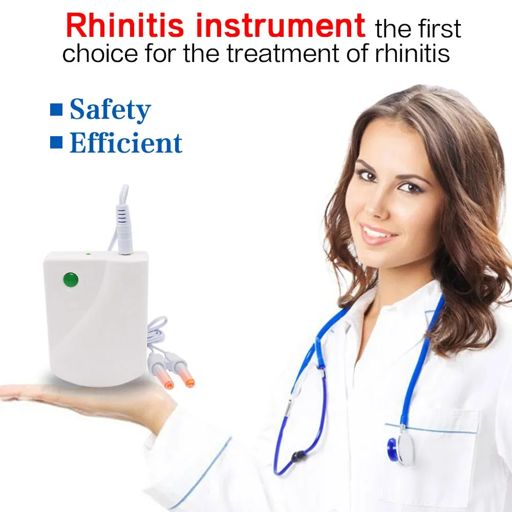 Dropshipping Rhinitis Sinusitis Cure Therapy Machine Nose Care Rhinitis Bionase Massage Device Laser Treatment Health Care