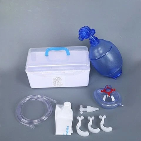 Manual Resuscitator Bag Emergency Breathing Balloon Home First Aid Respiratory Rescue Device Portable Practical Convenient Tool