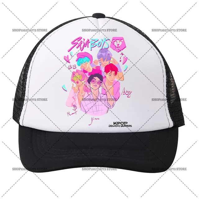 KPop Démon Chasseurs Huntrix Logo Baseball Vintage En Coton