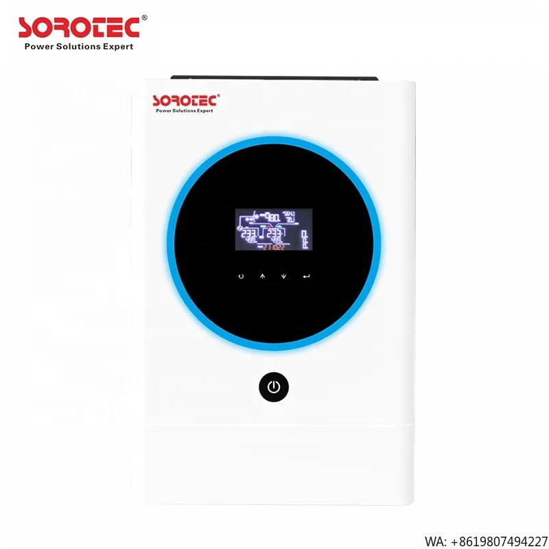 POWER 5.6KVA MPPT 450Vdc PV Input 220V 48V 5.6Kw on Off Grid Tie Hybrid Solar Inverter