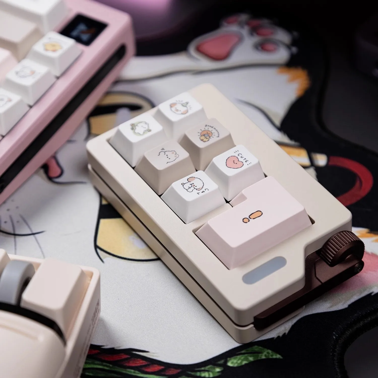 JKDK Keycap Dongeng Antik Profil Ceri PBT Dye-Sub untuk ANSI 100%/80%/60% Alice WKL Split Backspace 2.25U Shift