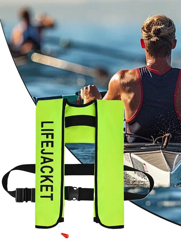 

Swim Vest Adult Buoyancy Suit Automatic Inflatable Portable Safety Swimsuit for Boating Surfing Beach Kayaking Paddleboarding