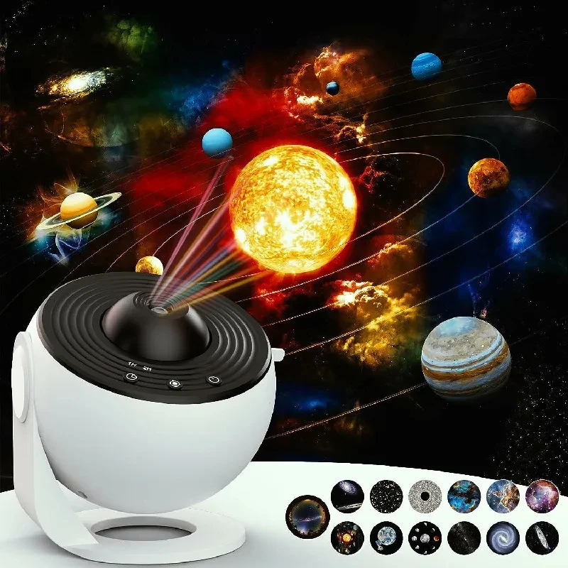 13 in 1 Star Projector, Night Light Galaxy Projector Starry Sky Projector 360° Rotate Planetarium Lamp For Kids Bedroom Deco ﻿