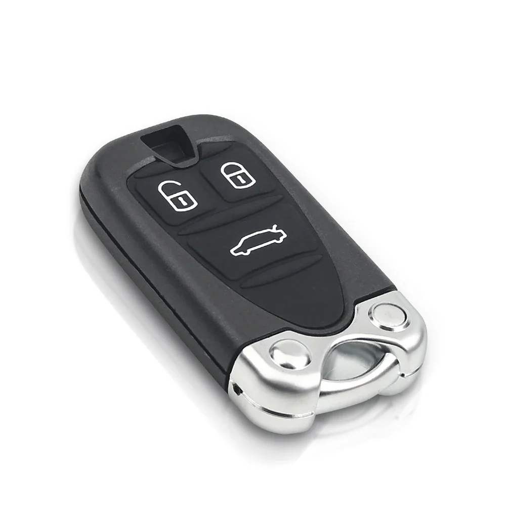 KEYYOU 1PCS NEW Remote Car Key Shell For Alfa Romeo 159 Brera 156 Spider 3 Buttons Key Cove Case with Uncut Insert Blade