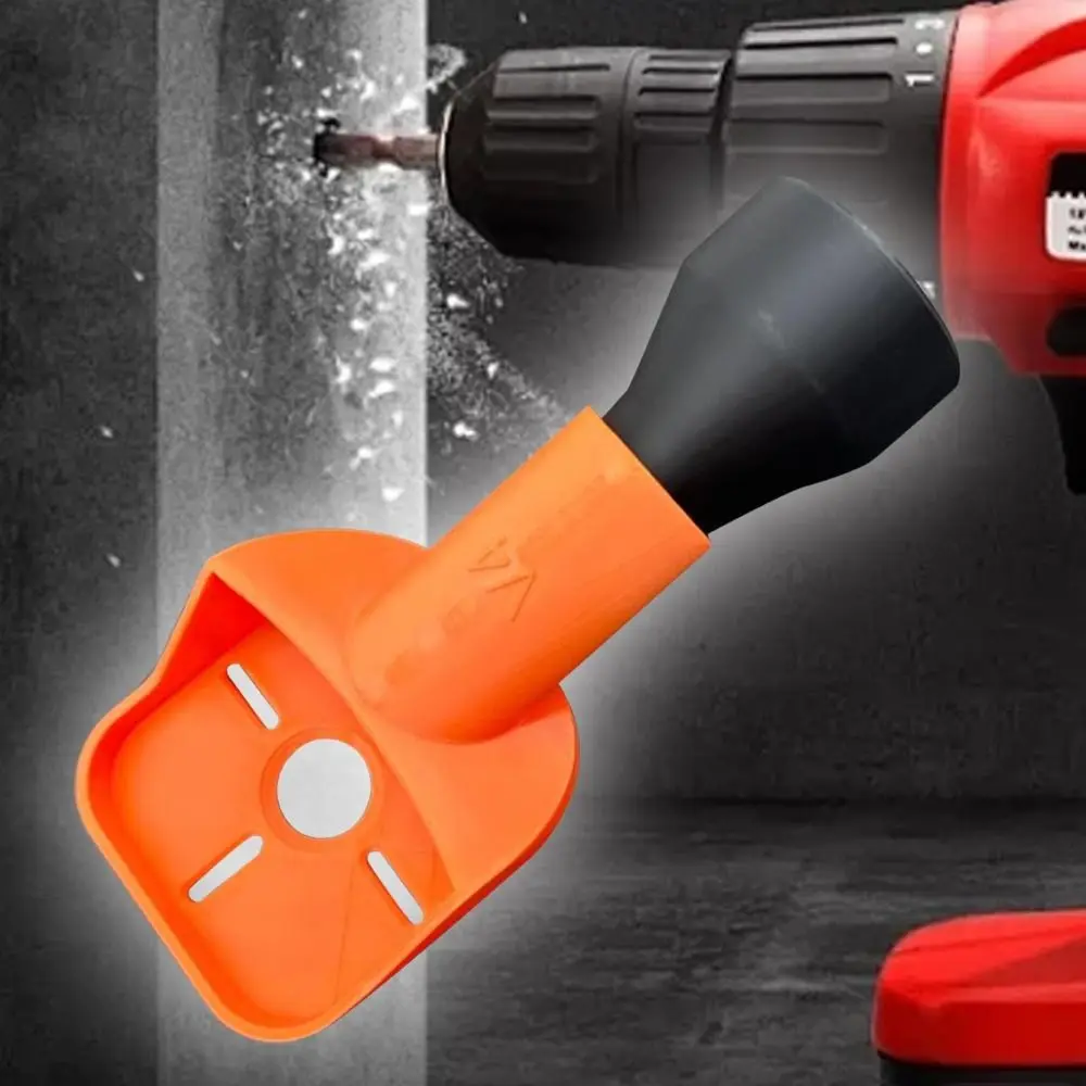 

High Efficiency Drill Dust Collector Non-Slip Easy Installation Dust Collection Box Large Capacity Plastics