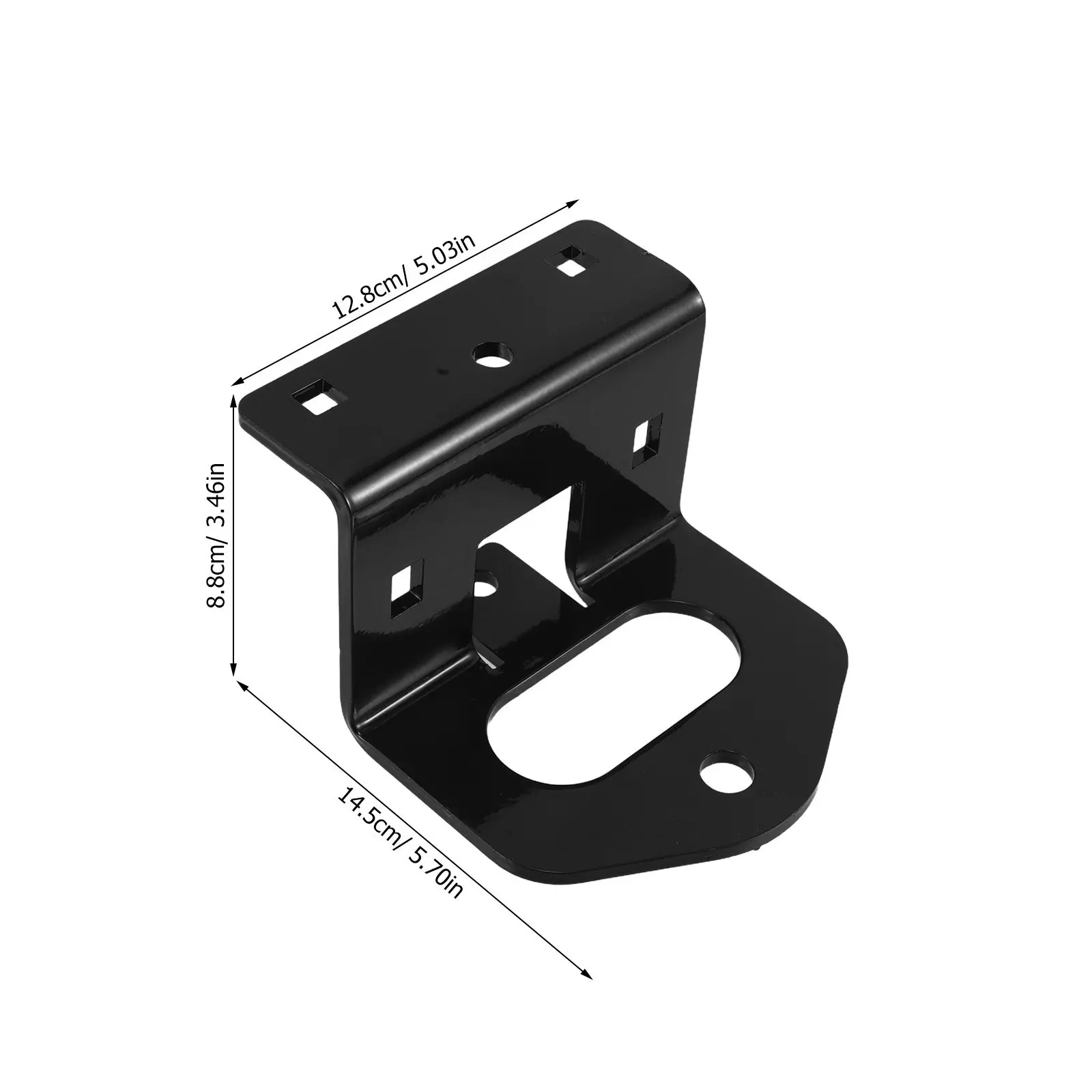 1Set Trailer Hitch for Lawn Mower Heavy Duty Zero Turn Mower Hitch Kit Stable Garden Tractor Tow Attachment Hardware