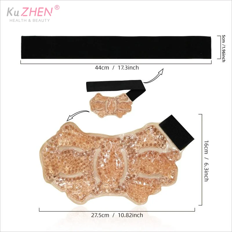 Gel reutilizável tornozelo/esporte pé terapia de gelo envoltório pacote de gel quente e frio com cinta ajustável para torcido tornozelo micro-ondas congelável