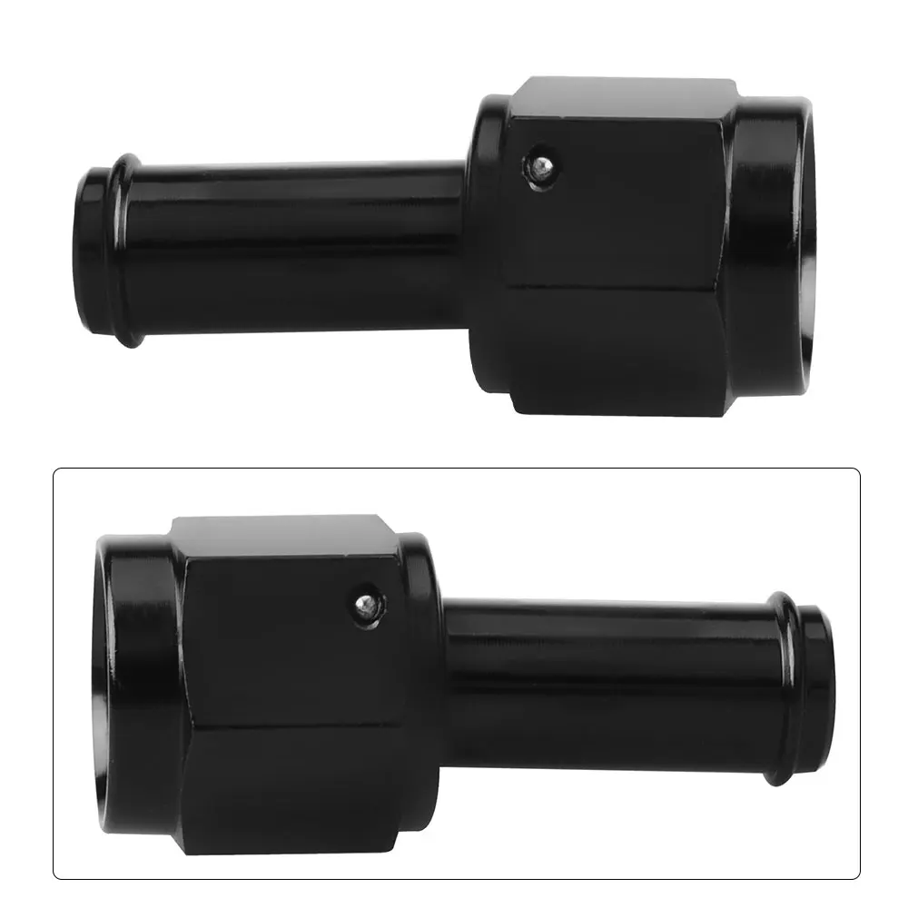Uniwersalny AN6 żeński na 3/8 "Barb 6AN żeński na 5/16" Barb prosty 90 stopni wąż paliwowy adapter do montażu obrotowego aluminium