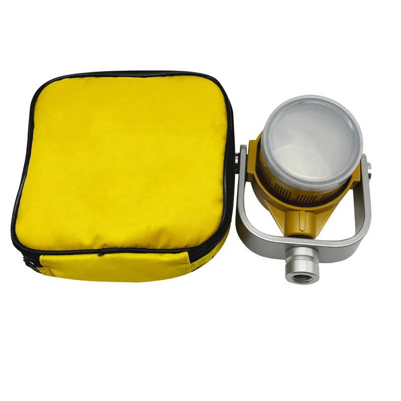 New Single Prism For Total Station 5/8x11 female thread Yellow COLOUR TYPE -30mm With Bag