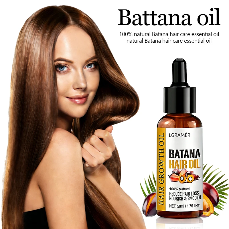 Aceite para el Cuidado del Cabello Bataná, Promueve Rápidamente el Crecimiento del Cabello, Previene la Caída del Cabello, Fortalece, Nutre y Suaviza el Cabello, Producto para el Cuidado del Cabello