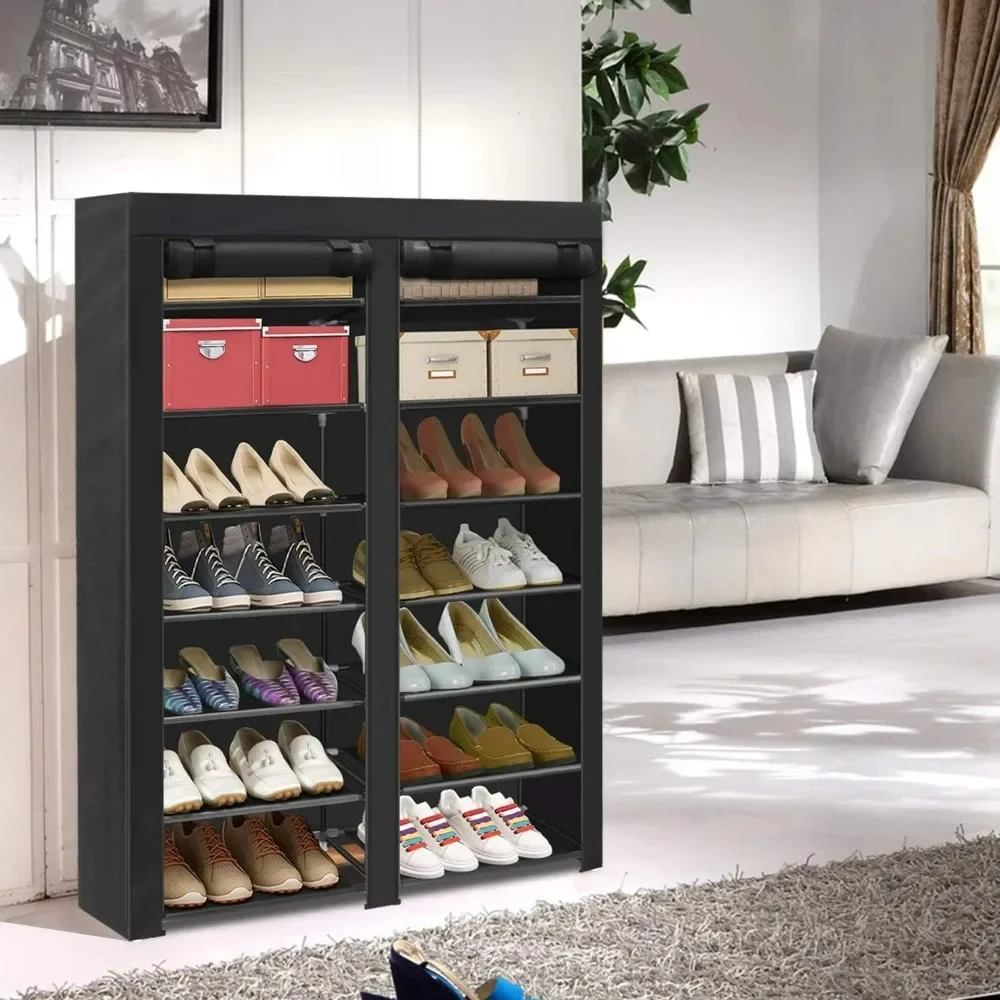 The Installation Is Simple and Removable Shoe Cabinet Shoe Cabinet Furniture Storage System Cabinet Suitable for Home Storage