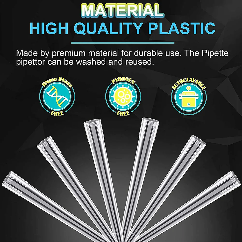 

50 Pcs Suction Head Large Pipette Tip Sucker Transfer Laboratory Tips Pipetter Pipettor Straw