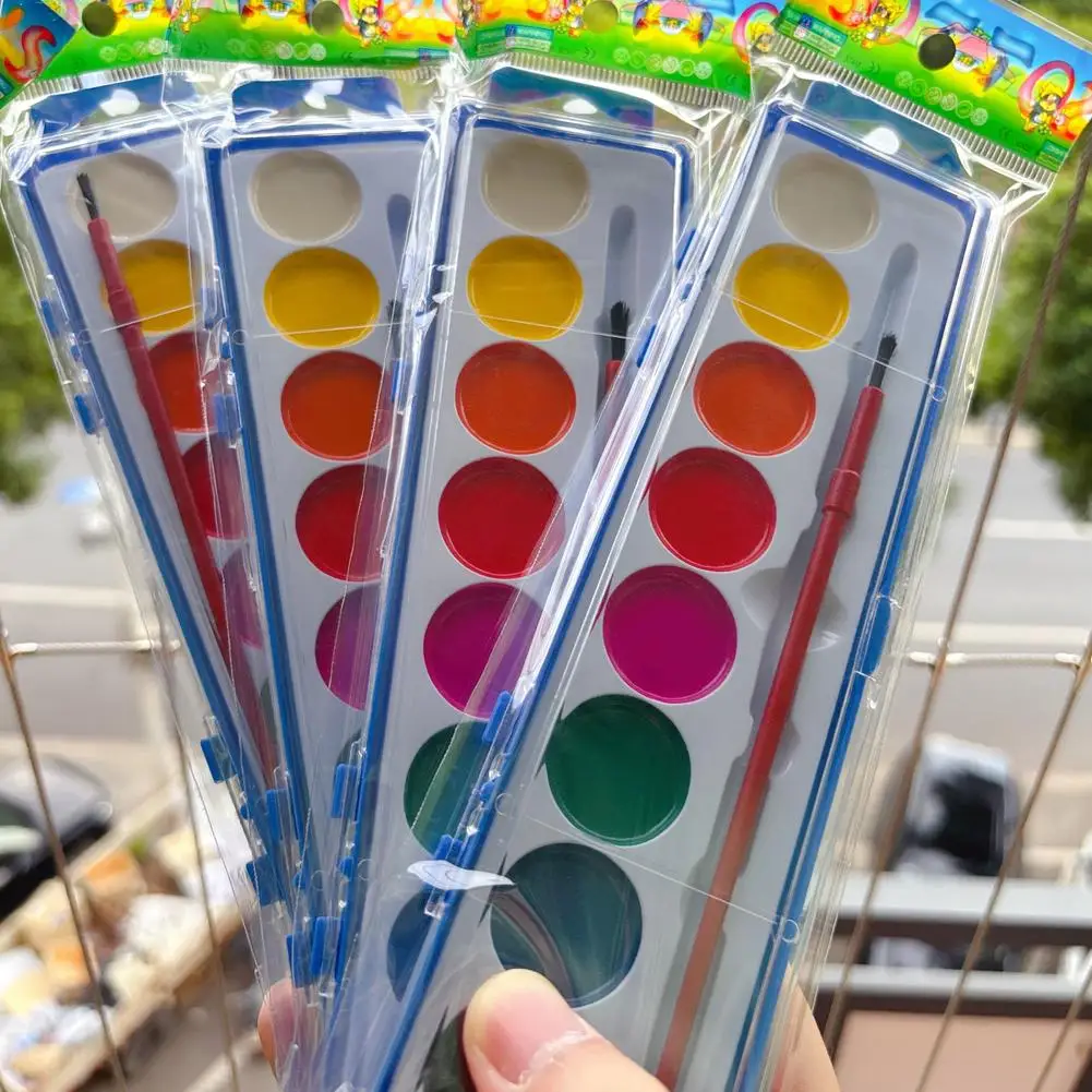 Watercolor Paint Set Hand-painted Watercolor Paints Children's Painting Watercolor for Kids Beginners,Classroom, Party Gift