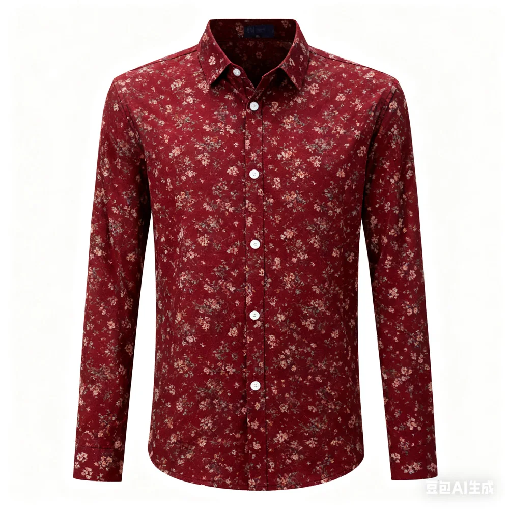 

Новая мужская рубашка с принтом листьев растений, мужские мягкие и удобные осенние рубашки с длинными рукавами, мужская одежда