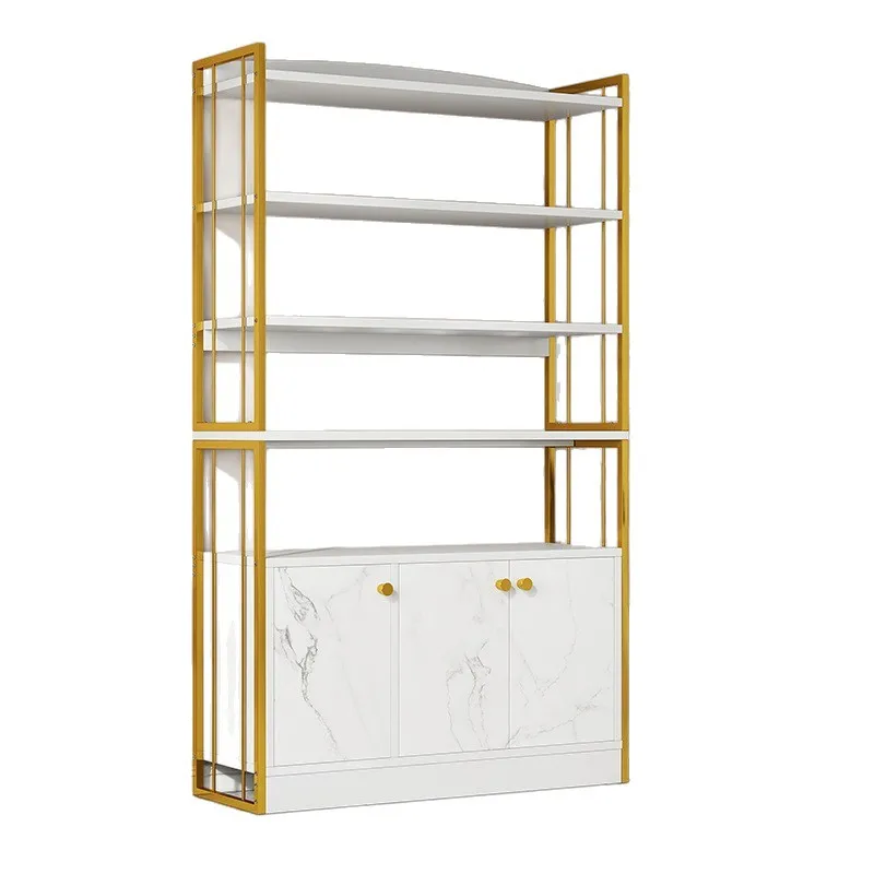 Display Cabinet Display Cabinet Beauty Salon Product Showcase Container Nail Art Cabinet Barber Shop Shelf Sample Display Shelf