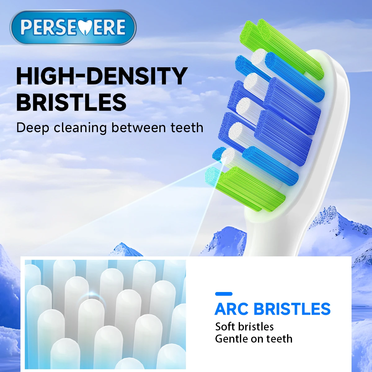 4/8/12/16/36 رؤوس فرشاة الأسنان البديلة المتوافقة مع رأس فرشاة فيليبس الكهربائية 1100 2100 4100 4300 5100 5300 6100 6500 إلخ